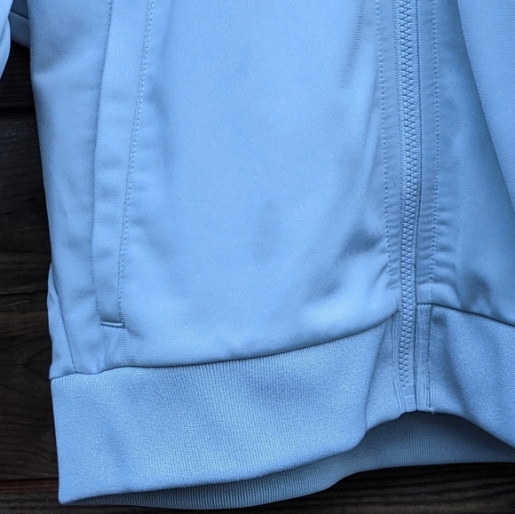 Adidas woman's zip up jacket, (14 juniors, S woman's) - Picture 4 of 8